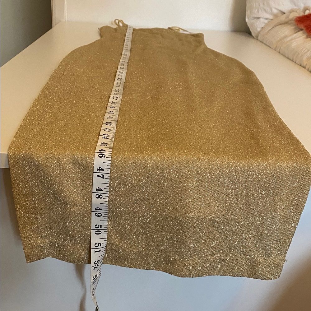 Vintage 80's / 90's Roberta Gold Maxi Dress Size Small - Picture 14 of 16